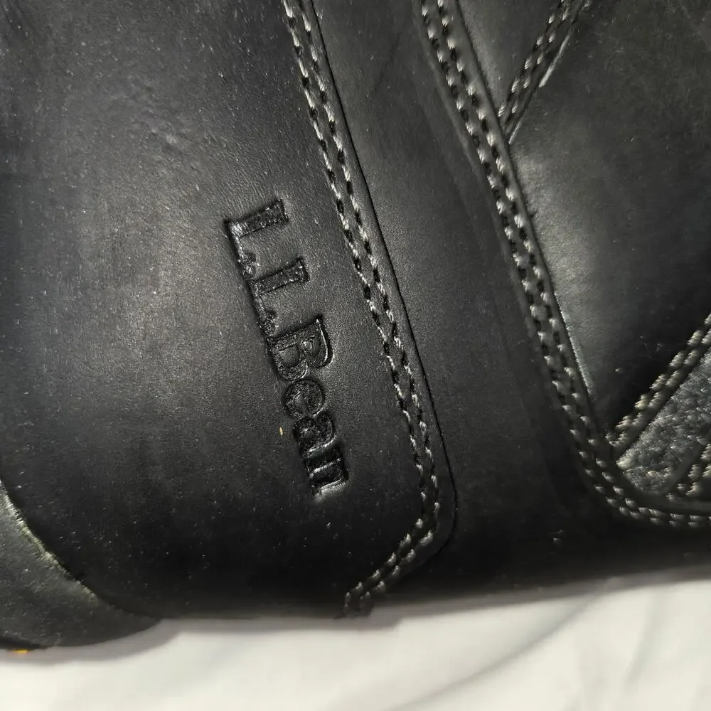 L.L. Bean TEK 2.5 Men's Sz. 10 Med. Black Vibram Arctic Grip Boots, New w/tag